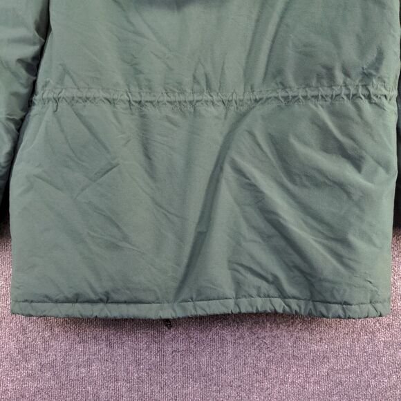 Eddie Bauer Men's Gore-Tex Goose Down Hooded Jacket Green Medium Ridge Line VTG - Picture 11 of 16